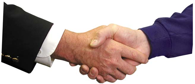 Partner handshake
